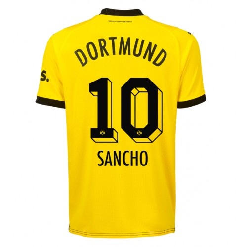 Borussia Dortmund Jadon Sancho #10 Domaci Dres 2023-24 Kratak Rukav